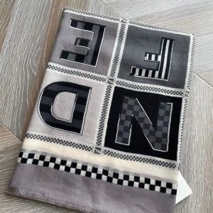 FENDI WYSIWYG CASHMERRE SCARF 10