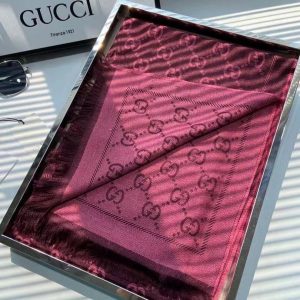 GUCCI GG wool scarf 9