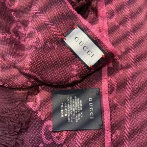 GUCCI GG wool scarf 10