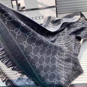 GUCCI GG wool scarf 8