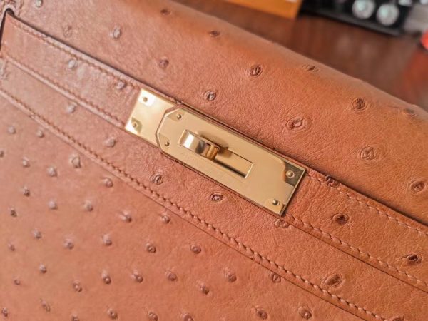 HERMES Kelly28 ostrich leather 3