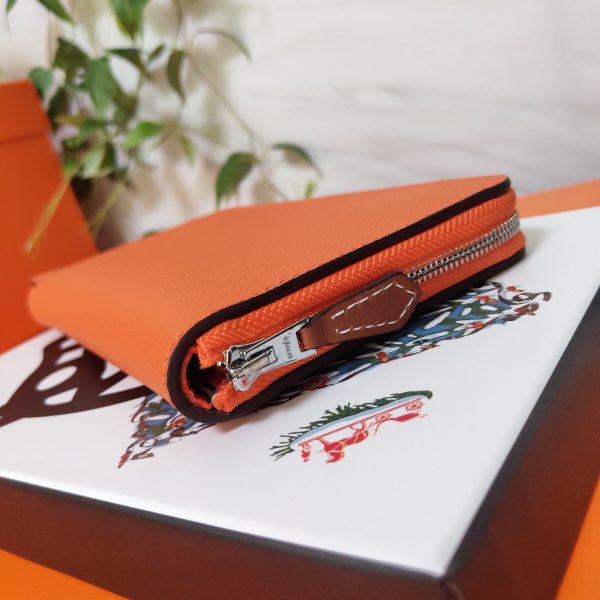 Hermes Epsom size 20 orange Wallet 10