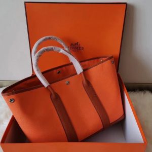 Hermes Garden Party size 36 orange Bag 14