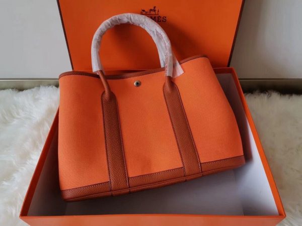 Hermes Garden Party size 36 orange Bag 1