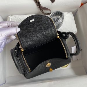 Hermes Mini Lindy 19 black Bag 15