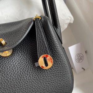 Hermes Mini Lindy 19 black Bag 17