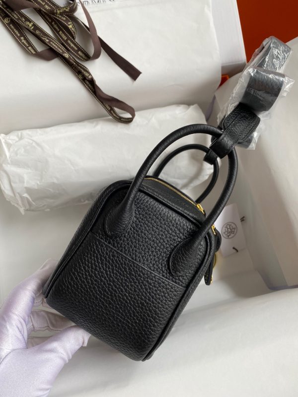 Hermes Mini Lindy 19 black Bag 9