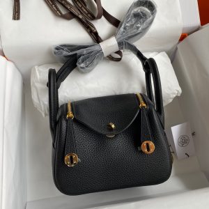 Hermes Mini Lindy 19 black Bag 19