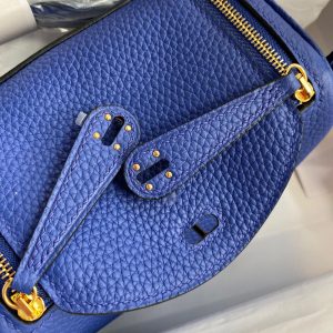 Hermes Mini Lindy 19 electro-optical blue Bag 15