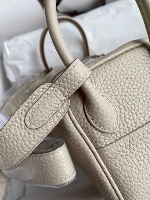 Hermes Mini Lindy 19 milkshake white Bag 8