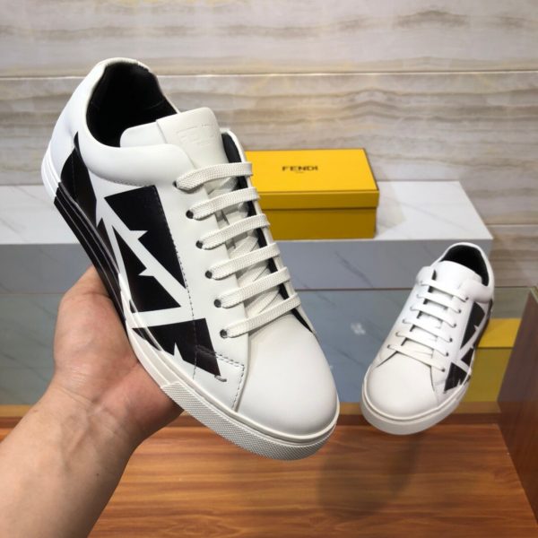 Shoes FENDI 2018 Skateboard white x black 7