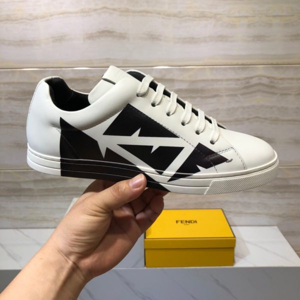 Shoes FENDI 2018 Skateboard white x black 8