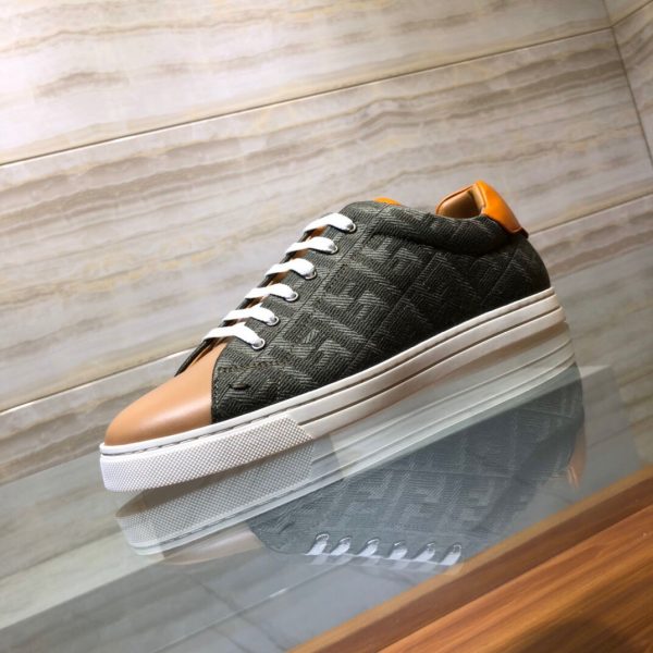 Shoes FENDI 2020 Skateboard black x brown x orange 2