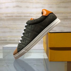 Shoes FENDI 2020 Skateboard black x brown x orange 13