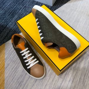 Shoes FENDI 2020 Skateboard black x brown x orange 15