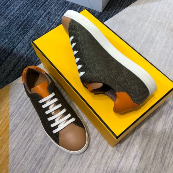 Shoes FENDI 2020 Skateboard black x brown x orange 6