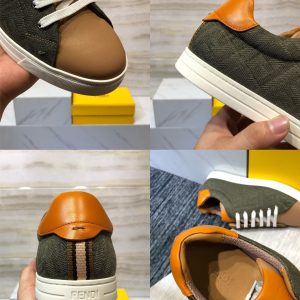 Shoes FENDI 2020 Skateboard black x brown x orange 16