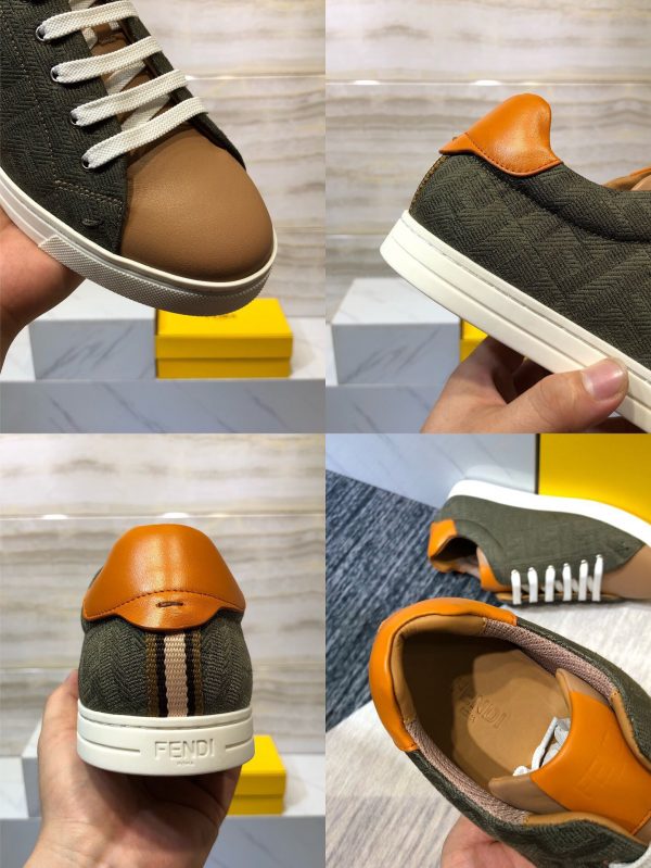 Shoes FENDI 2020 Skateboard black x brown x orange 7