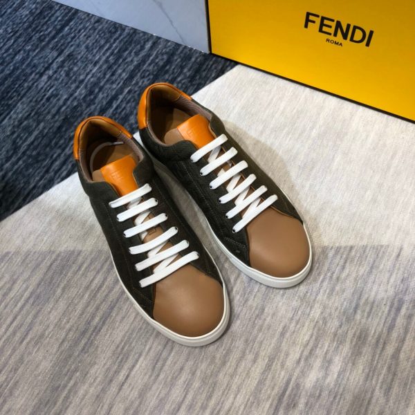 Shoes FENDI 2020 Skateboard black x brown x orange 1