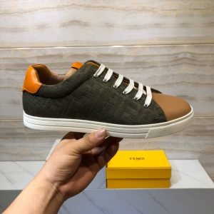 Shoes FENDI 2020 Skateboard black x brown x orange 19