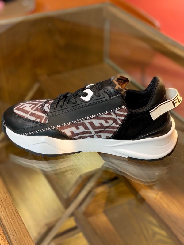 Shoes FENDI 2021 Flow LYCRA® black x brown pattern 1