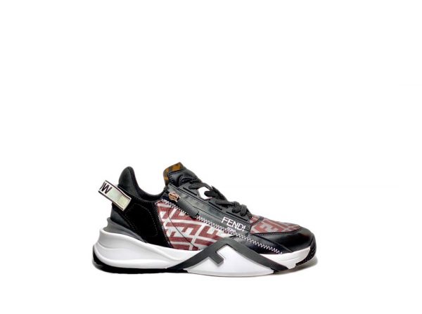 Shoes FENDI 2021 Flow LYCRA® black x brown pattern 6