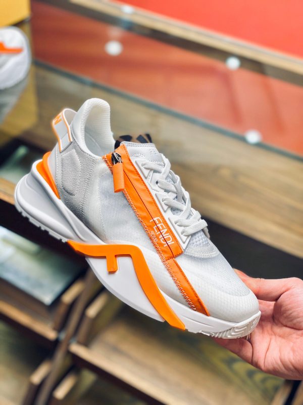 Shoes FENDI 2021 Flow LYCRA® gray x orange 1