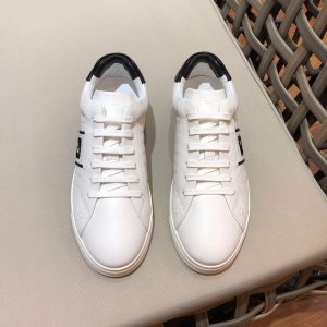 Shoes FENDI digital embroidered logo white x black 18