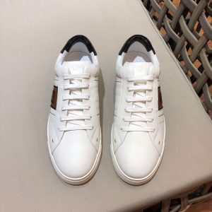 Shoes FENDI digital embroidered logo white x brown 18