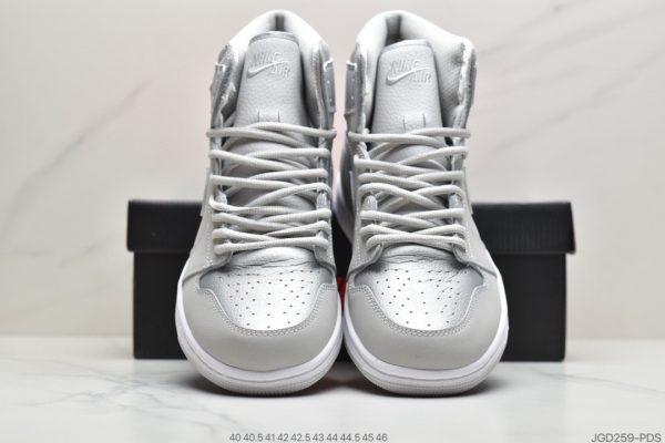Air Jordan 1 High OG gray and silver 2