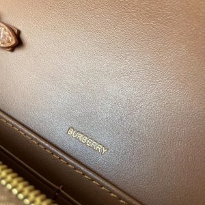 Burberry Leather and Vintage Check Note Crossbody Bag 15