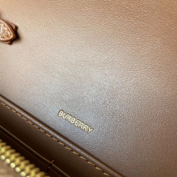 Burberry Leather and Vintage Check Note Crossbody Bag 8