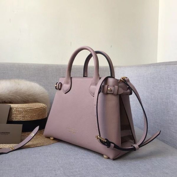 Burberry latest Banner tote bag 7461 pink 3
