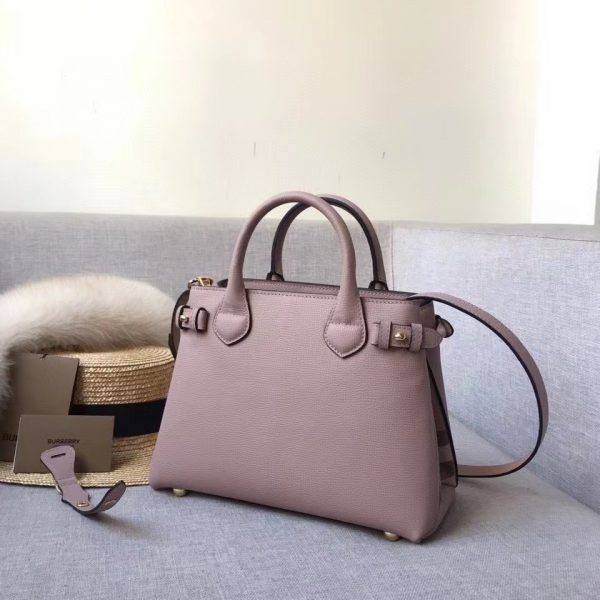 Burberry latest Banner tote bag 7461 pink 4