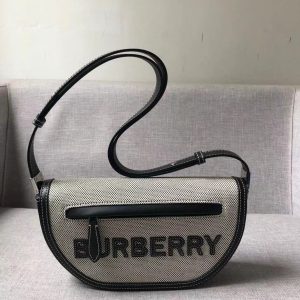 Burberry small Olympia canvas shoulder bag 7071 12