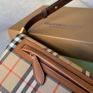 Burberry small Olympia canvas shoulder bag 12