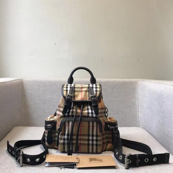 Burberry's small plaid backpack 8773 1