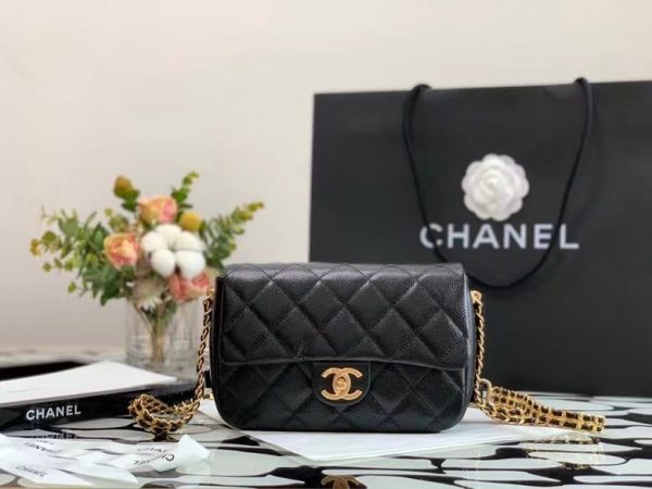 CHANEL SMALL FLAP BAG WITH CHAIN 99065 4