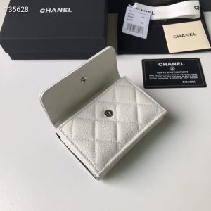 CHANEL | Small Flap Wallet White AP1963 12