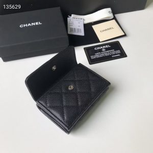 CHANEL | Small Flap Wallet black AP1963 12