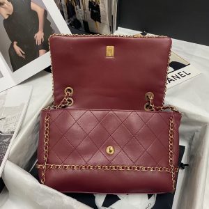 CHANEL bag red AS2396 15