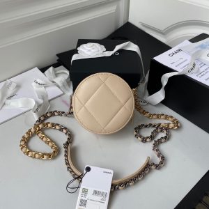 Chanel 19 Clutch With Chain Ridescent Calfskin 10
