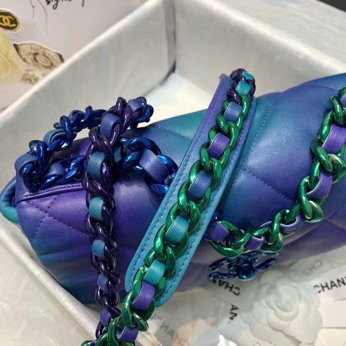 Chanel 19 tie-dye calfskin flap bag 1160 Symphony Blue - Order Hàng Quảng  Châu