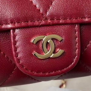 Chanel Jewel Card Holder with Chain, LambskinAP2285 10