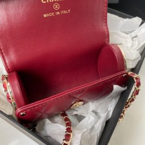 Chanel Jewel Card Holder with Chain, LambskinAP2285 15
