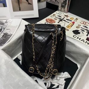Chanel NEW Duma 20C backpack black AS1372 8