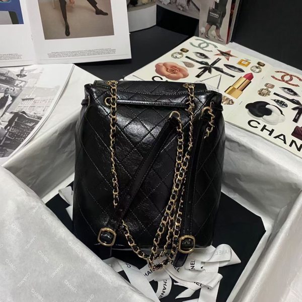 Chanel NEW Duma 20C backpack black AS1372 3