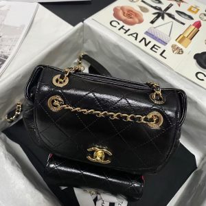 Chanel NEW Duma 20C backpack black AS1372 10