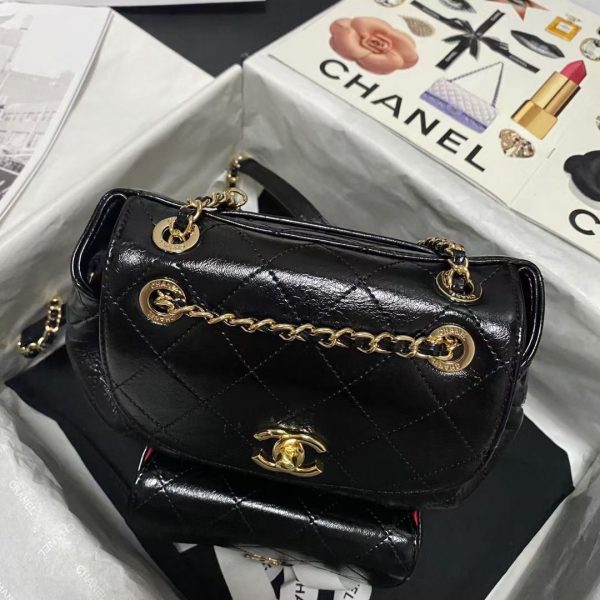 Chanel NEW Duma 20C backpack black AS1372 5
