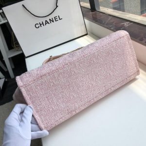 Chanel RUE CAMBON Deauville Large Tote Bag 66941 pink 10